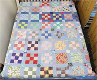 All-Cotton, Hand Made Quilt-Made in 1950's