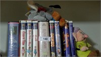 VHS and Plush Collectables