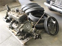 Model A  Motor & (5) Tires w/(1) Rim