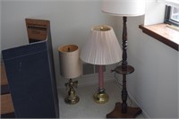 3 Lamps(2 Table, 1 Floor)