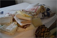 Large Misc. Lot-Handmade Baby Quilt, Blankets,