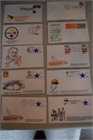 10 Local Sports Rel. Collector US First Day Covers