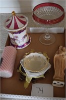 Lot of Misc. Glassware-Lenox, Smith, etc.