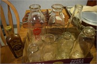 Vintage Milk Bottles & Drug Store Bottles