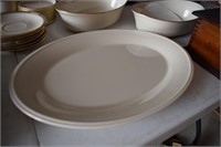 Lenox Lot-Platter, 2 Side Bowls, 8 Sm. Saucers