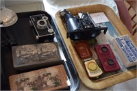 Vintage Viewmaster w/over 100 Misc. Slides &