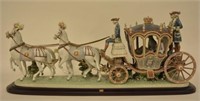 Lladro "18th Century Coach" Figurine #1485