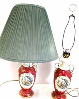 TWO LOVELY MATCHING ELEC. LAMPS