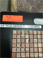 Rojo Antico Tumbled Mosaic 12x12
