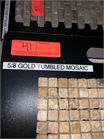 Gold Tumbled Marble Mosaic 12x12