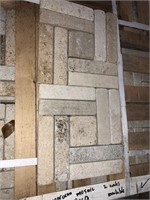 9 x 9 marble mosaic 2 crates 1120 feet