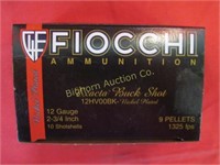 Fiocchi Ammo: 12 Ga. 2 3/4" Exacta Buck Shot