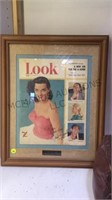AUTOGRAPHED JANE RUSSELL LOOK MAGAZINE COVER 1951