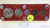 US PROOF COINS 1957