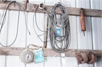 Wall Contents - Cable, V-Belts, Wheels, etc.