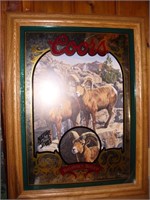 Coor's Beer Bighorn Sheep Mirror