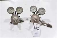 Pair of Harris Oxygen / Acetylene Regulators