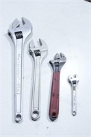 4pc Adjustable Wrenches