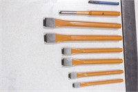 7pc Chisel & Punch Set & Other Chisels