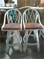 Bamboo Swivel Chairs