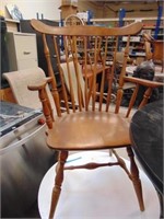 Vintage Cane Back Wooden Chair