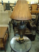 Very Sophisticated Southwest Decor Lamp W/Engraved