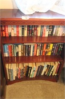 Bookshelf with books