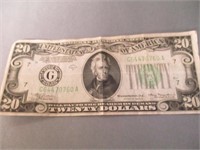 $20.00 Bill 1934A