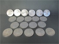 20- Uncirculated Silver Dollars