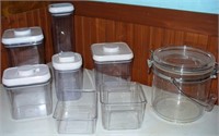 Acrylic Canisters & Ice Bucket