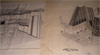 John's Architectural Design Ink Drawings