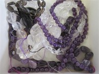 Amethyst & Quartz Beads