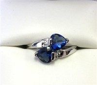 Blue Topaz Ring (sz 7)