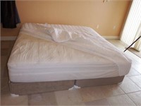 Lot #62 King size pillowtop mattress and two