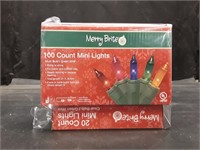New Lot of 3 Merry Brite Christmas Lights