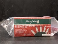New Lot of 3 Merry Brite (20) Count LED Lights
