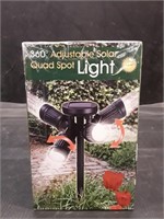 The Quad Directional Solar Light. Preowned
