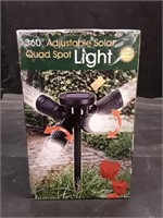 The Quad Directional Solar Light. Preowned