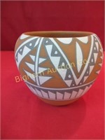 Native American Pottery Bowl Mary Small Signed