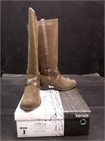New Kensie Avery Crisscross Boots Size 7.5
