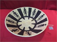 Uganda Hand Made Basket Approx. 17" diameter