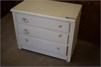 Small White Painted Chest of Drawers