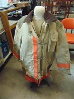 Vintage Heavy Firefighters Coat