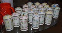 Porcelain Lenox Spice Carousel Containers