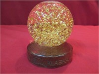 Gold Foil/Flake Globe Approx. 3 1/2" diameter