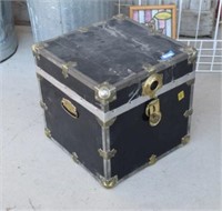 Lockable Square Black Trunk