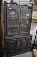 Two-Piece Vtg China Cabinet