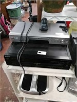 Two piece DVD player and 5 disc CD changer