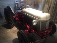 Restored Ford Tractor with plow, runs great