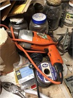 Contents of work bench (north) includes